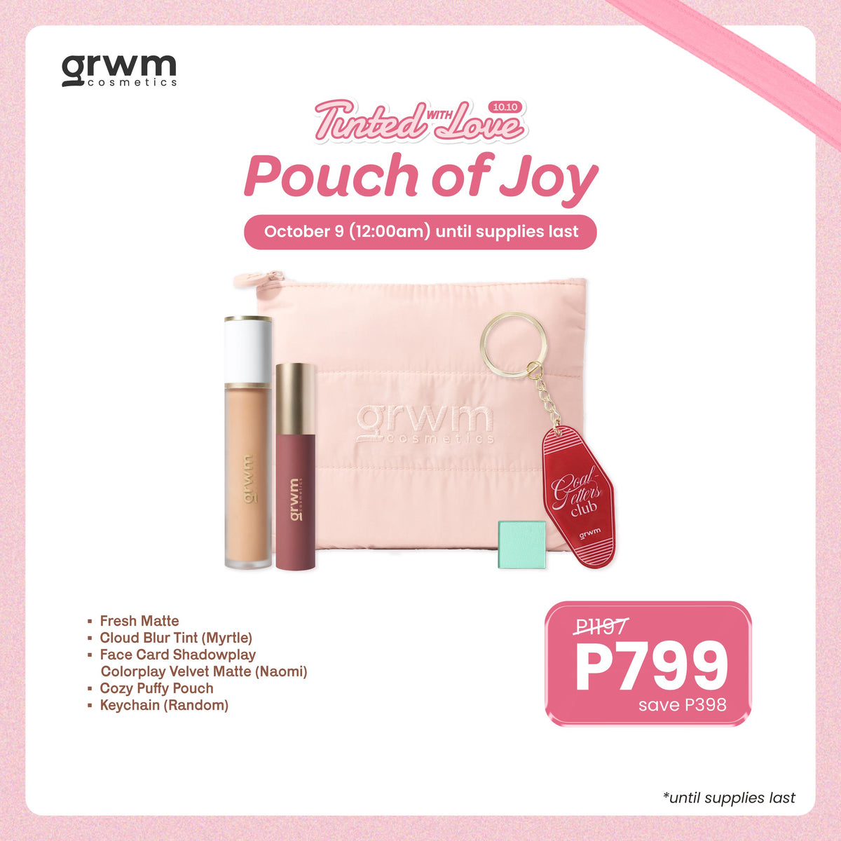 GRWM Cosmetics Holiday Bundles