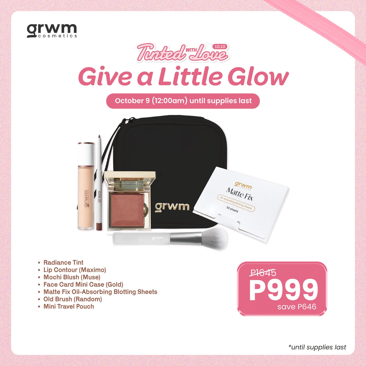 GRWM Cosmetics Holiday Bundles