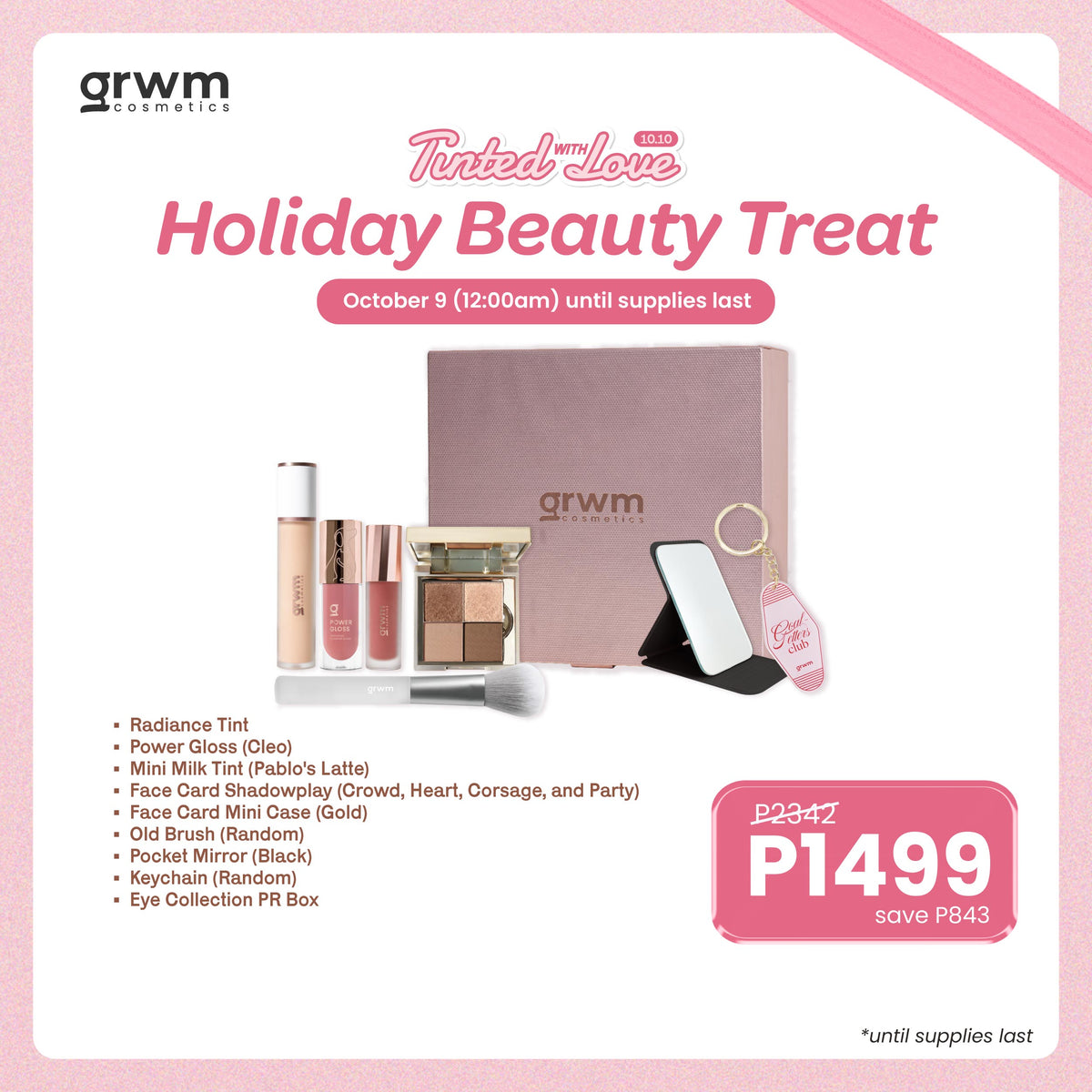 GRWM Cosmetics Holiday Bundles