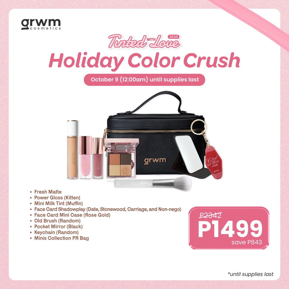 GRWM Cosmetics Holiday Bundles