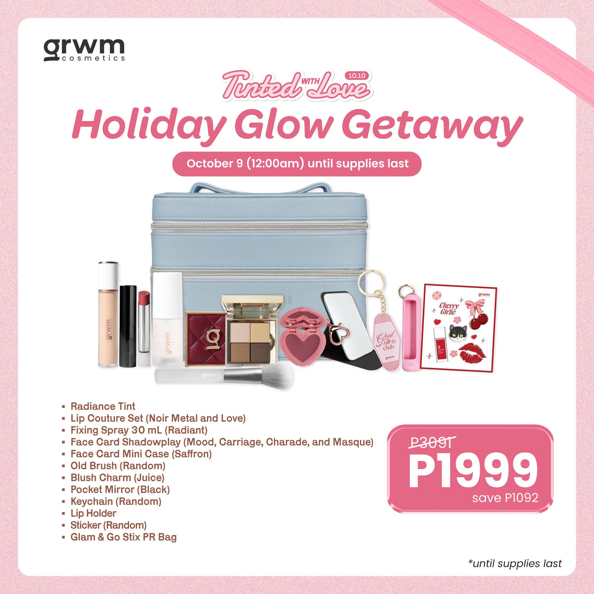GRWM Cosmetics Holiday Bundles