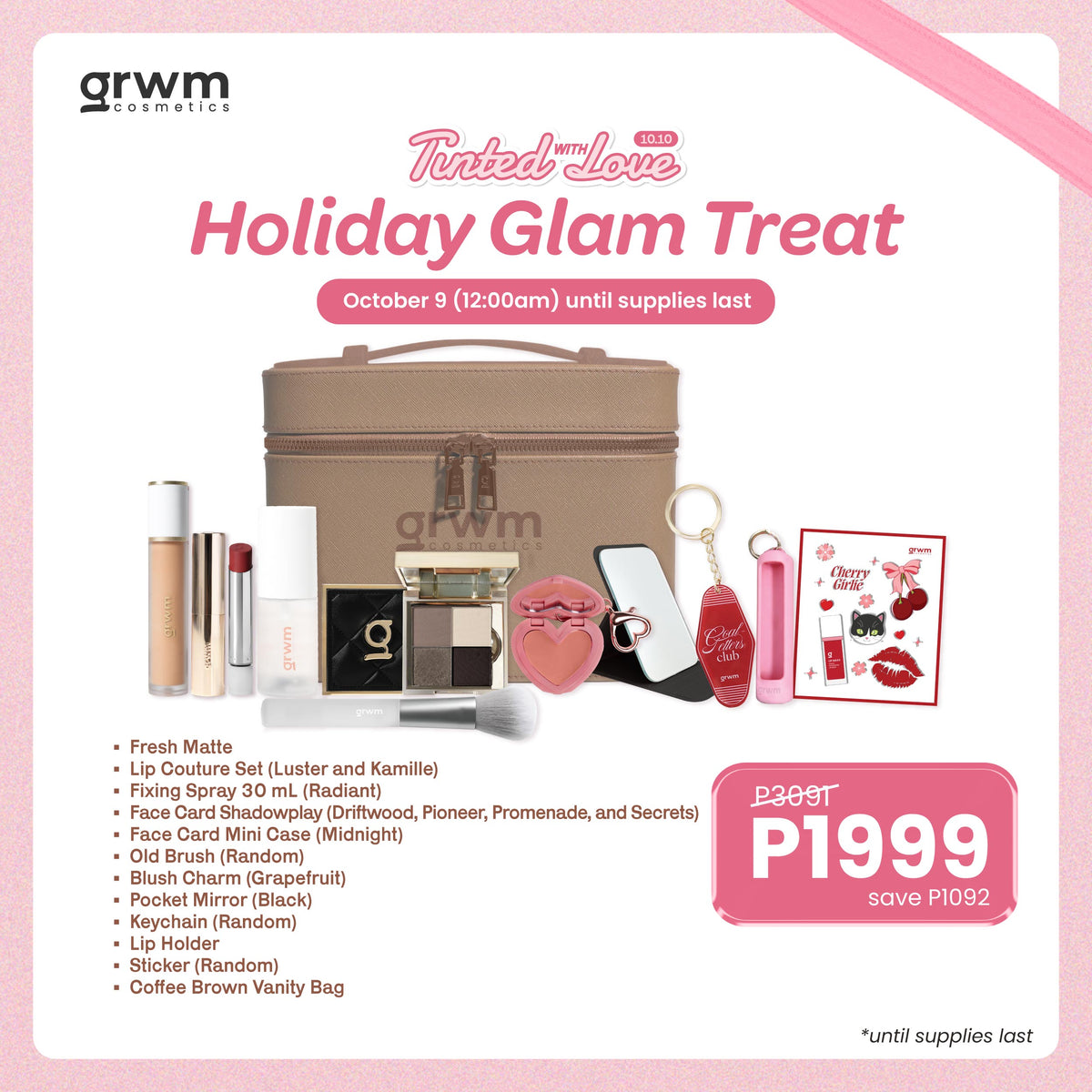 GRWM Cosmetics Holiday Bundles