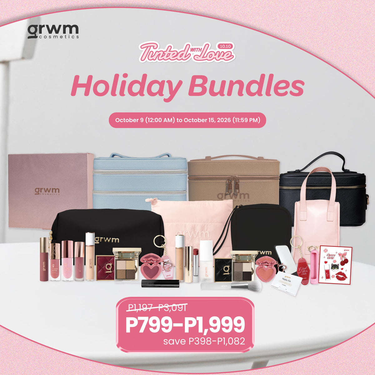 GRWM Cosmetics Holiday Bundles