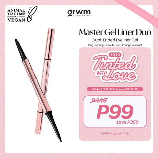GRWM Cosmetics Master Gel Liner Duo - Dual-Ended Eyeliner Pencil [long-wearing, smudge-resistant]