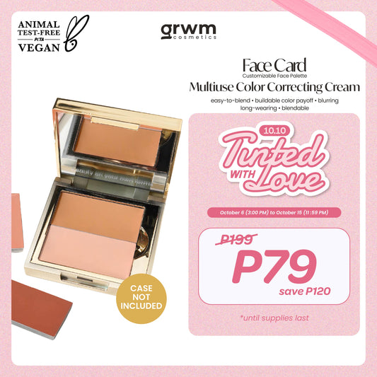 [CASE NOT INCLUDED] GRWM Cosmetics Face Card Multiuse Color Correcting Cream [buildable colorpayoff]