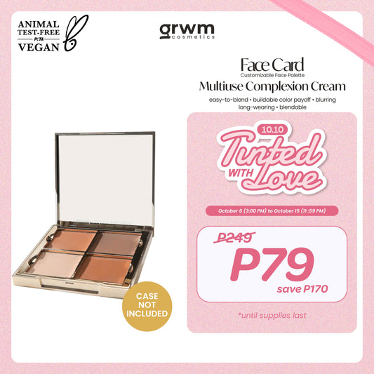 [CASE NOT INCLUDED] GRWM Cosmetics Face Card Multiuse Complexion Cream [buildable color payoff]