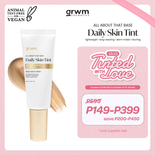 GRWM Cosmetics All About that Base Daily Skin Tint Broad Spectrum SPF 30 PA+++ 40mL [demi-matte]