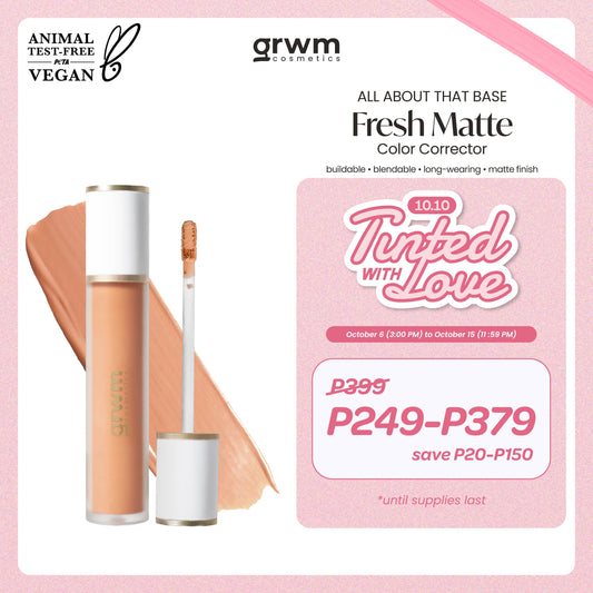 GRWM Cosmetics All About that Base Fresh Matte Multiuse Base - Color Corrector & Shade Shifter