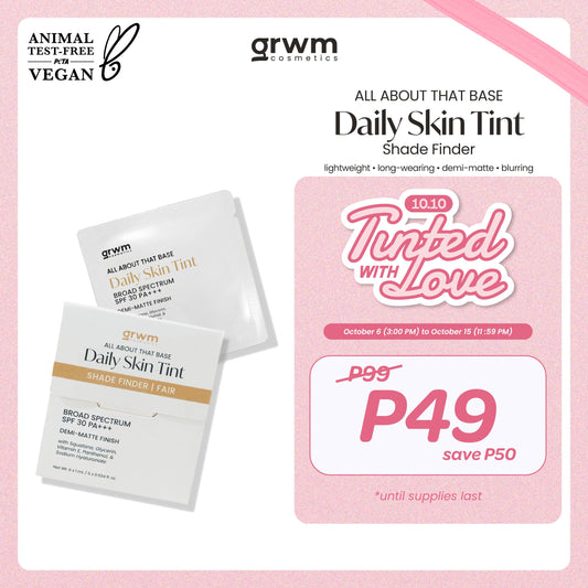 [Shade Finder only] GRWM Cosmetics Daily Skin Tint Broad Spectrum SPF 30 PA +++
