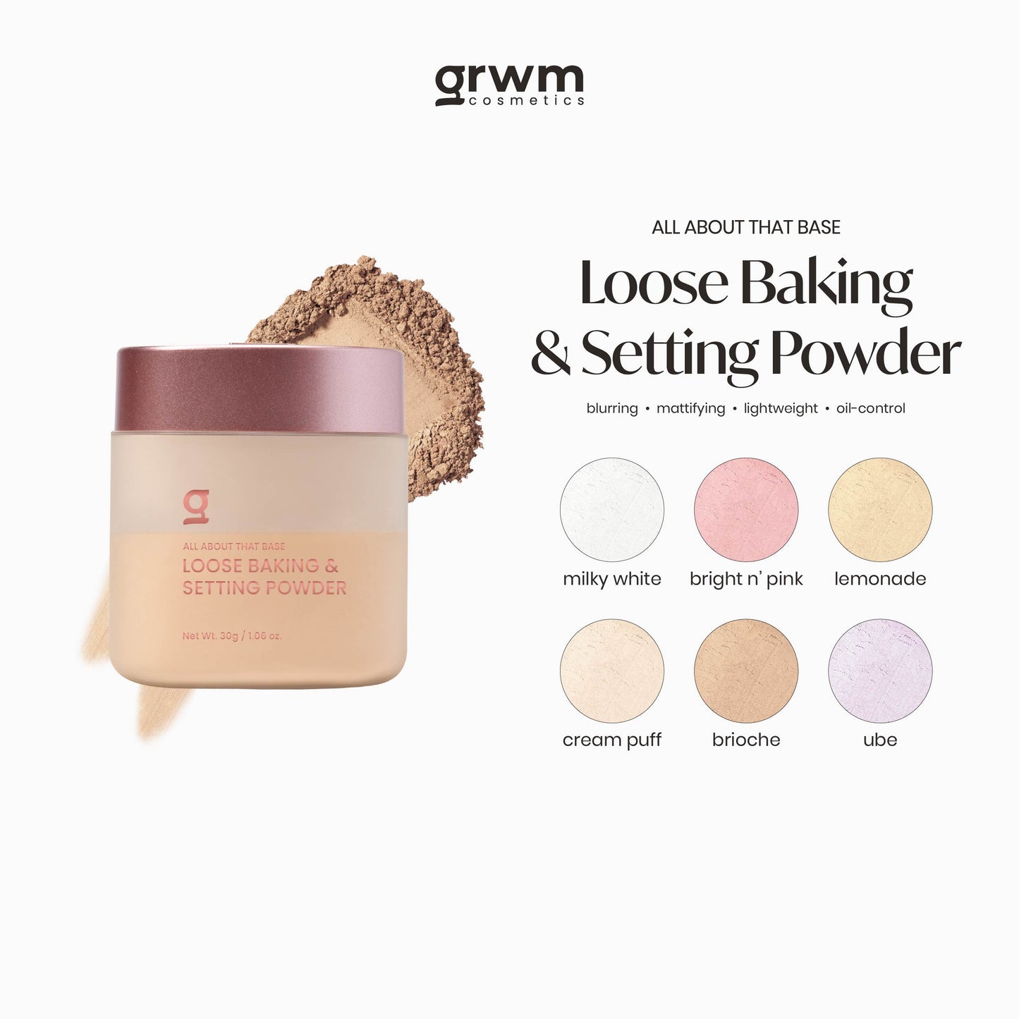 GRWM Cosmetics Powder Rush - Loose Baking and Setting Powder