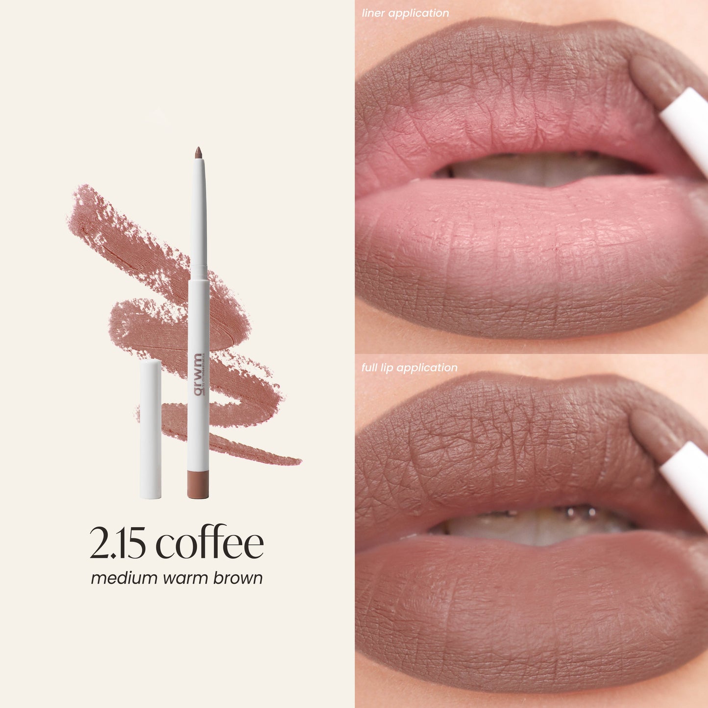 GRWM Cosmetics Lip Contour - Retractable Gel Lip Liner
