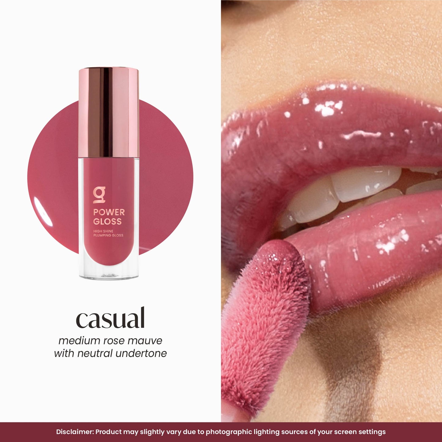 GRWM Cosmetics Power Gloss - High Shine Plumping Lip Gloss