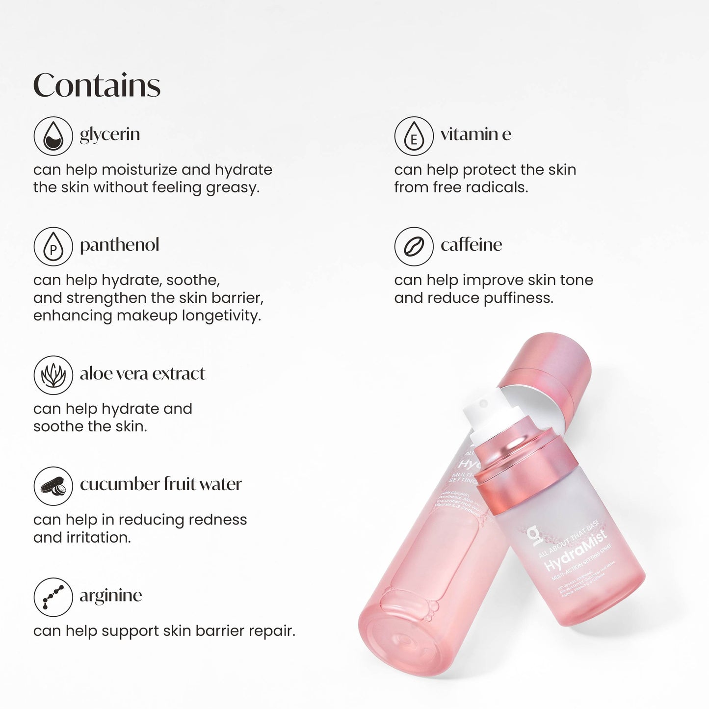 GRWM Cosmetics HydraMist - Multi-Action Setting Spray