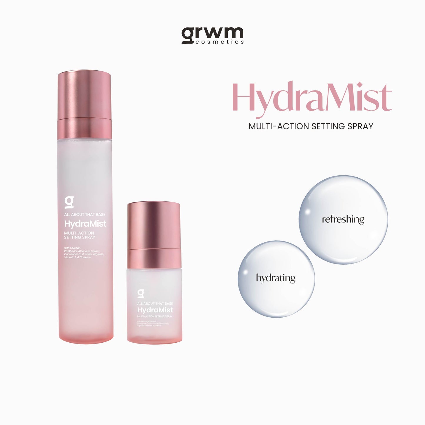GRWM Cosmetics HydraMist - Multi-Action Setting Spray