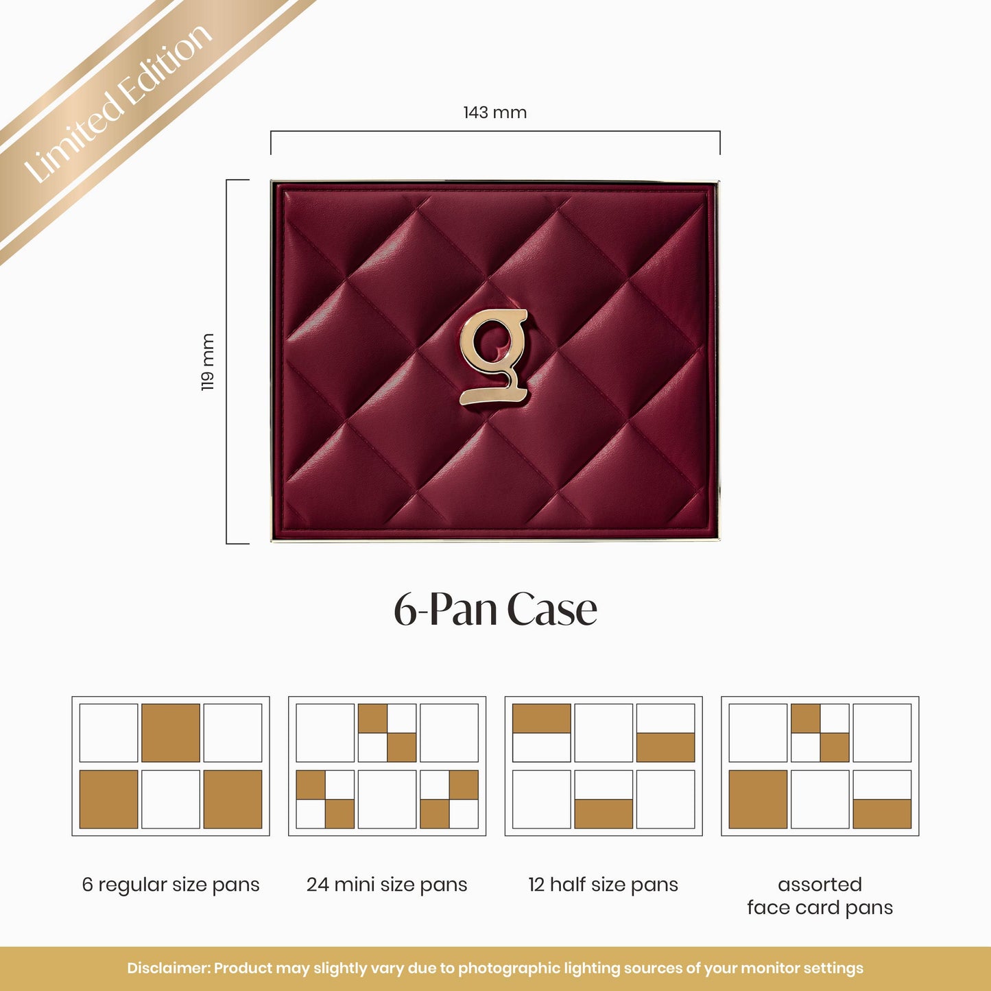 GRWM Cosmetics Face Card Customizable Palette Case
