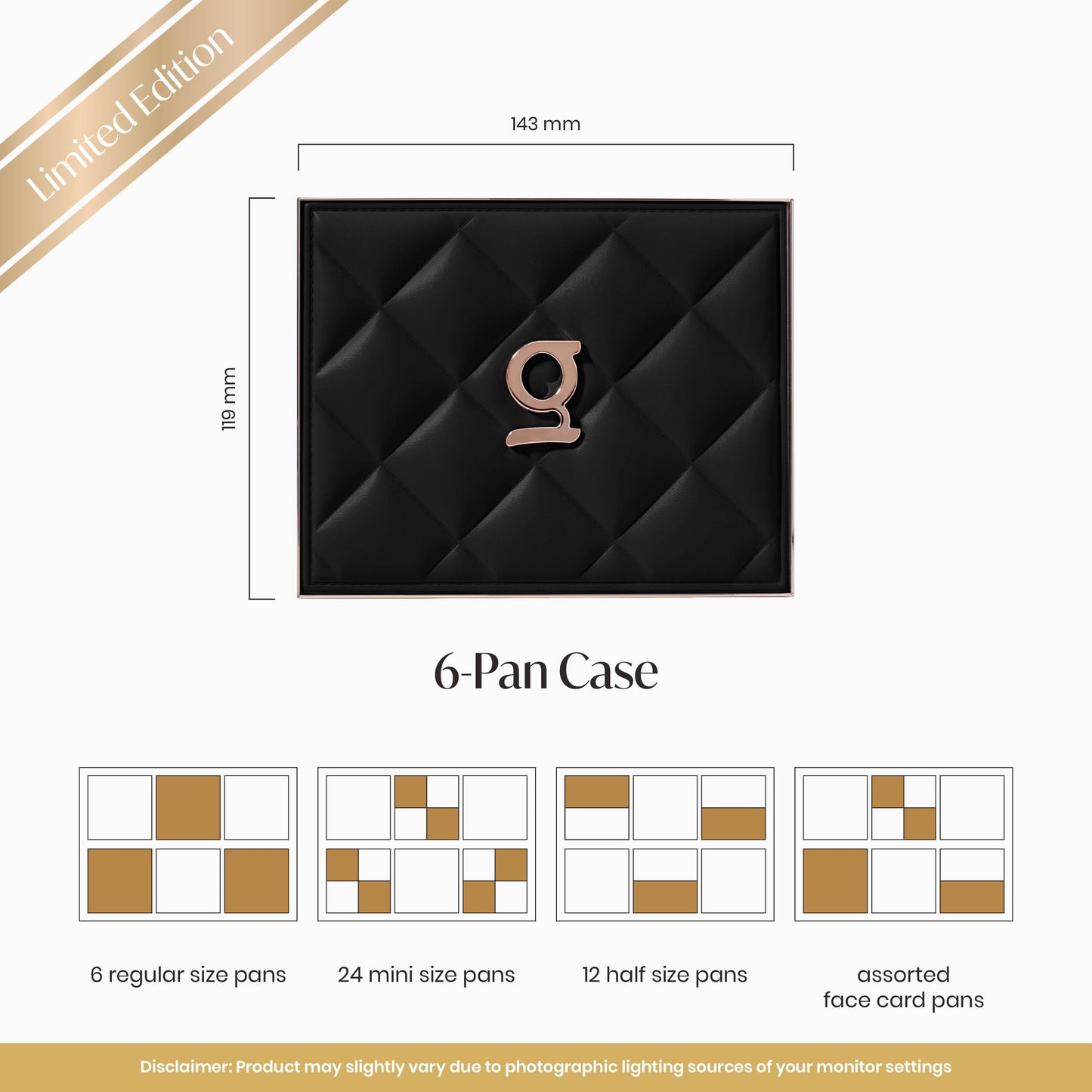 GRWM Cosmetics Face Card Customizable Palette Case