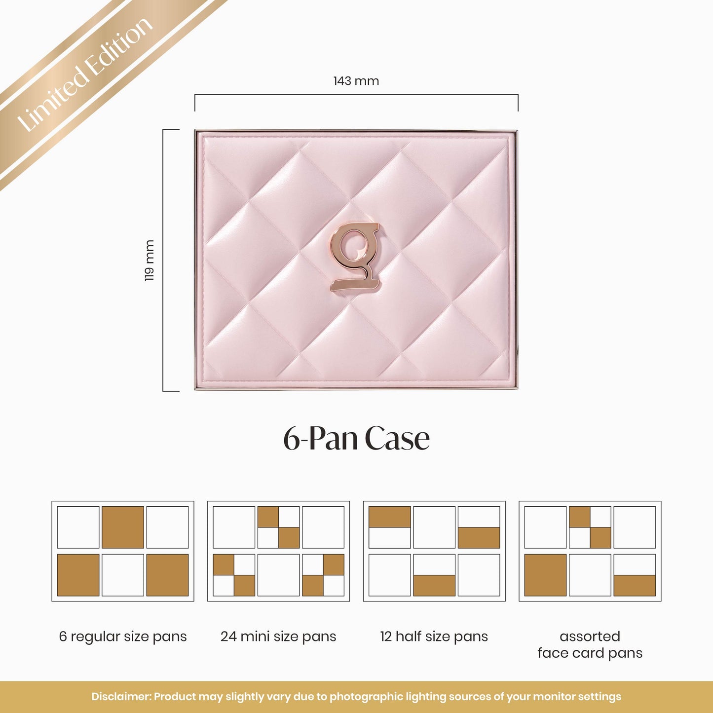 GRWM Cosmetics Face Card Customizable Palette Case