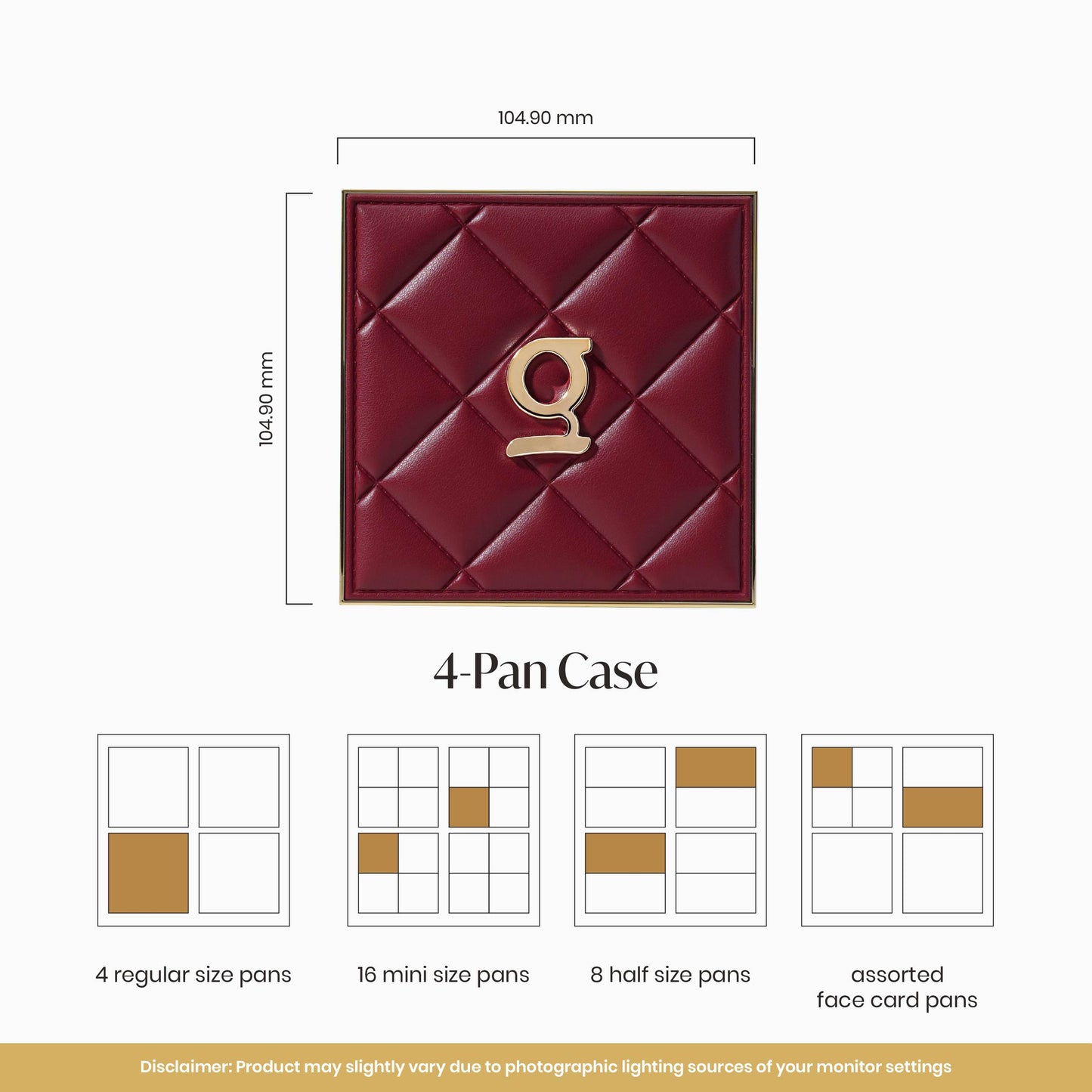 GRWM Cosmetics Face Card Customizable Palette Case