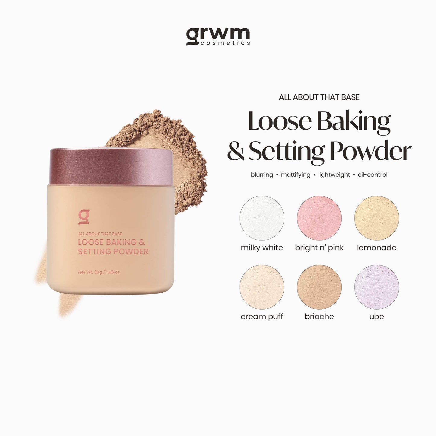 GRWM Cosmetics Powder Rush - Loose Baking and Setting Powder