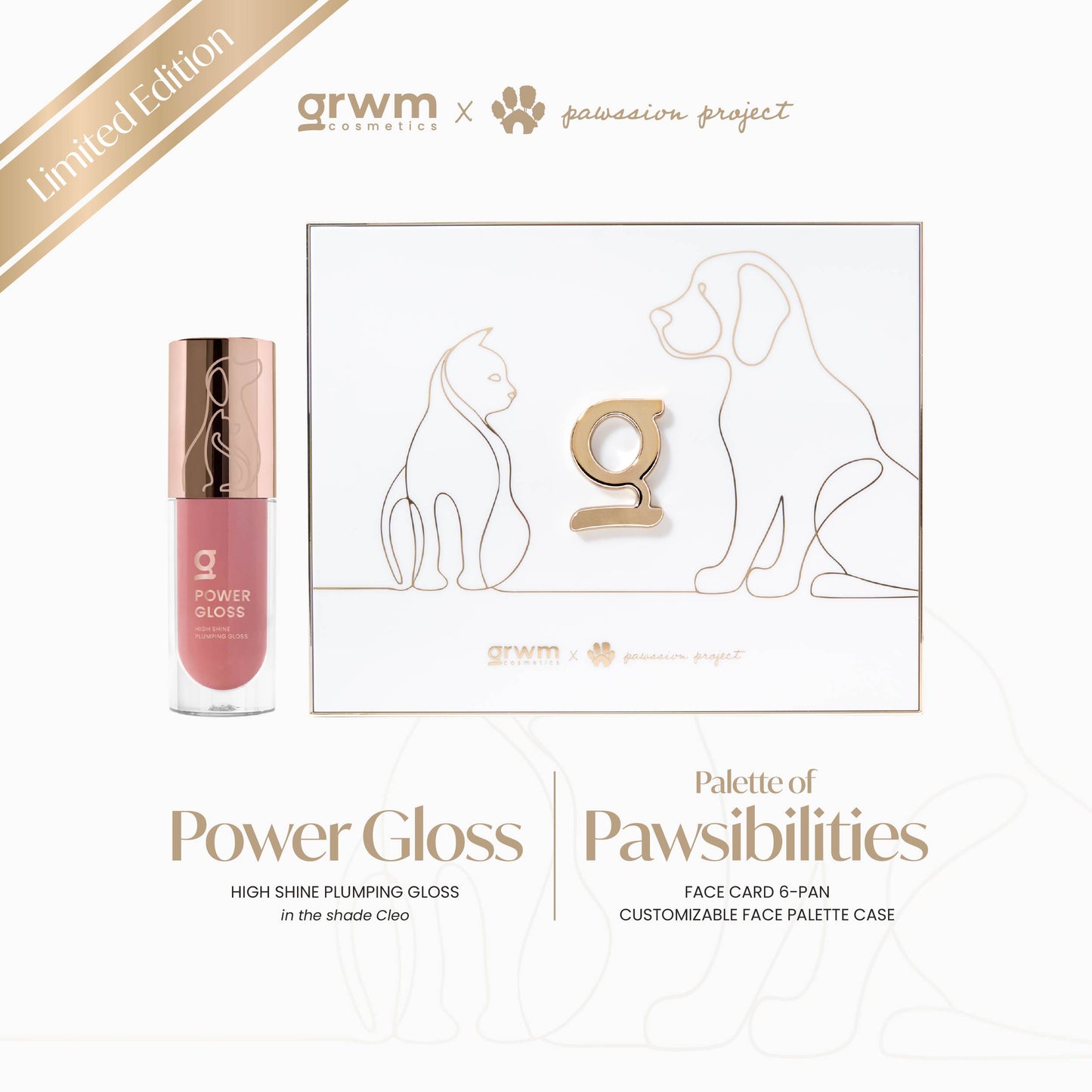 [Limited Edition] GRWM Cosmetics x Pawssion Project Collection