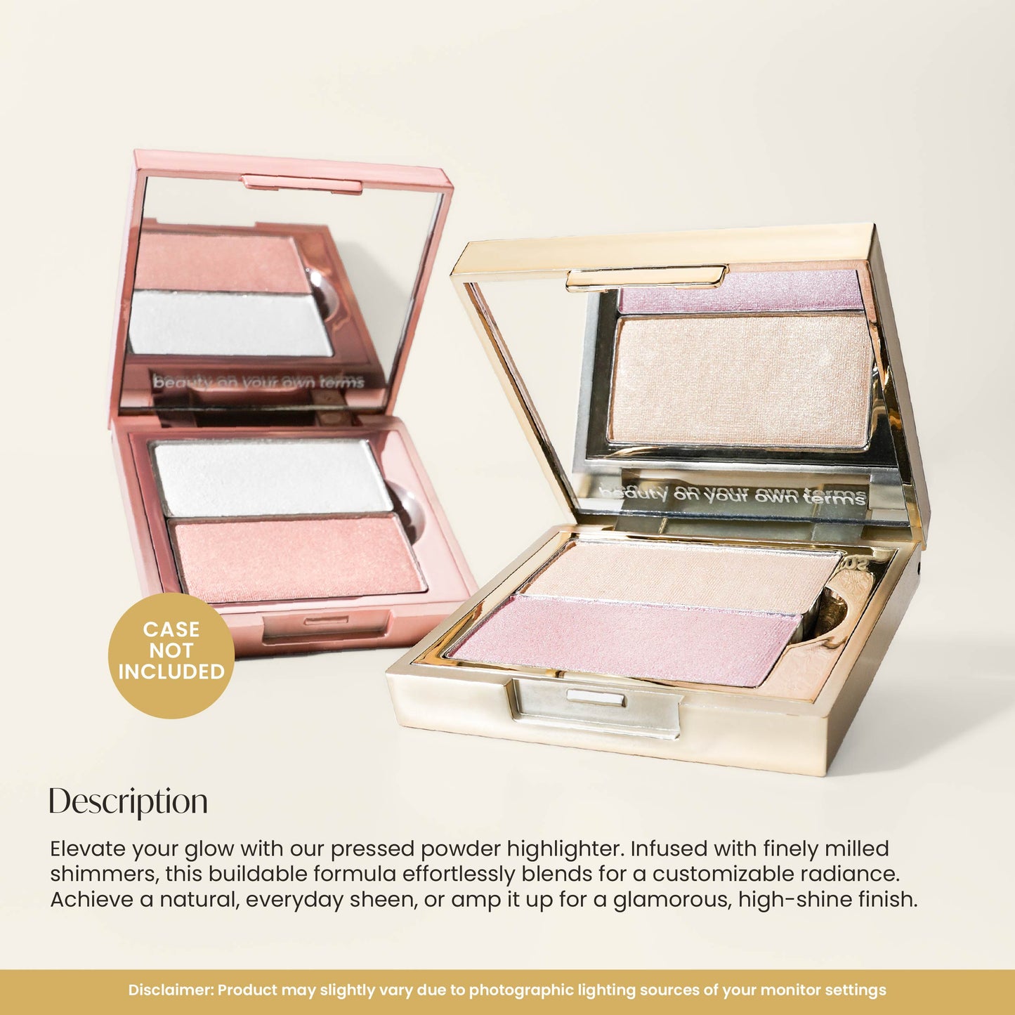 GRWM Cosmetics Face Card Pressed Highlighter [CASE NOT INCLUDED]