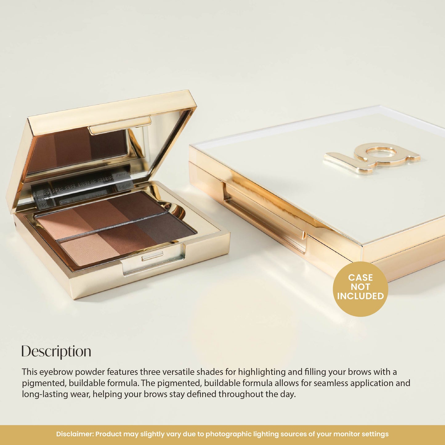 GRWM Cosmetics Face Card Brow Powder Trio [CASE NOT INCLUDED]