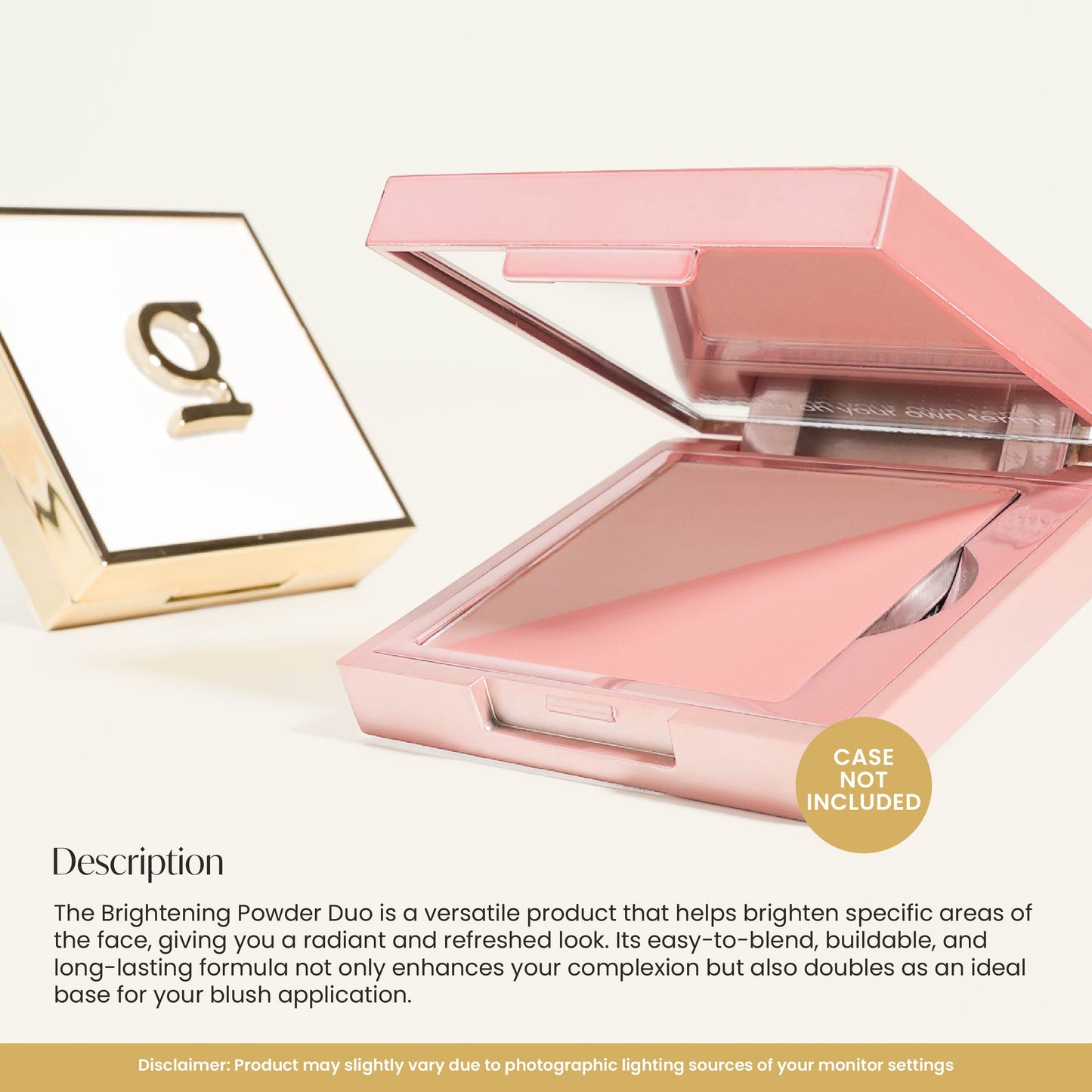 GRWM Cosmetics Face Card Brightening Powder Duo [CASE NOT INCLUDED]