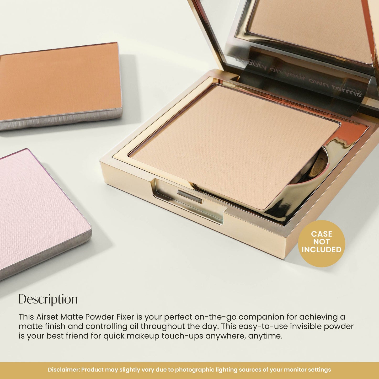 GRWM Cosmetics Face Card Airset Matte Powder Fixer [CASE NOT INCLUDED]