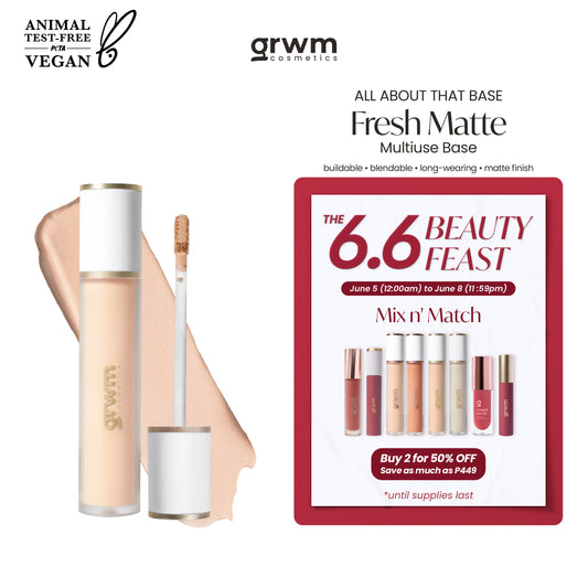 GRWM Cosmetics Fresh Matte Multiuse Base - Skin Tone Shades