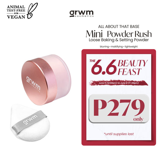 GRWM Cosmetics Powder Rush - MINI Loose Baking and Setting Powder