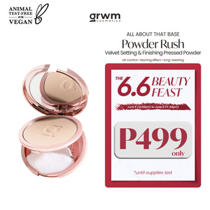 GRWM Cosmetics Powder Rush - Velvet Setting & Finishing Pressed Powder