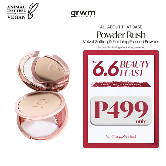 GRWM Cosmetics Powder Rush - Velvet Setting & Finishing Pressed Powder