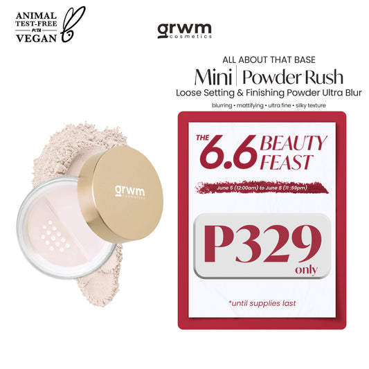 GRWM Cosmetics Powder Rush Mini Loose Setting & Finishing Powder Ultra Blur