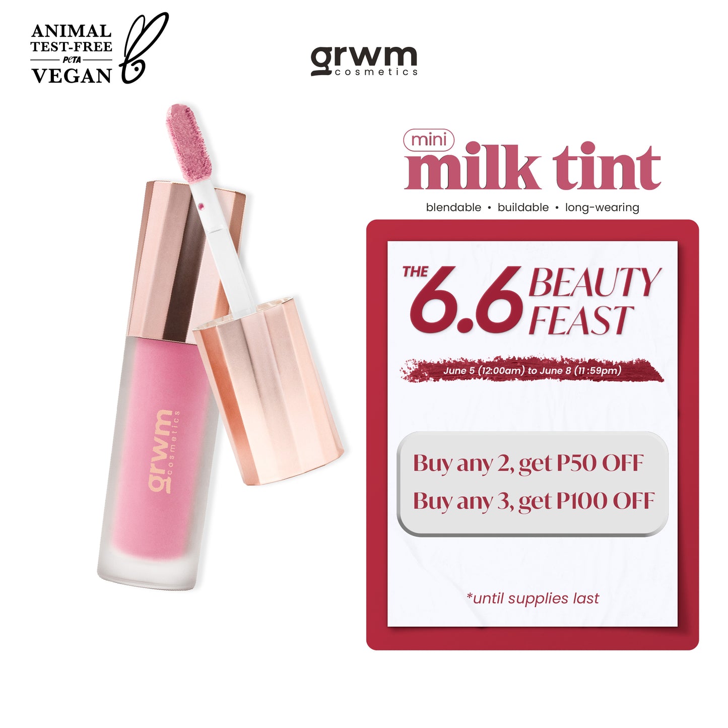GRWM Cosmetics MINI Milk Tint - Multiuse Creamy Tint