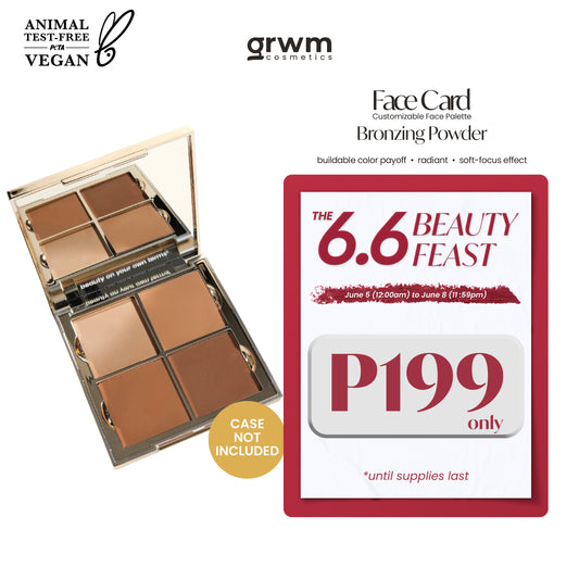 GRWM Cosmetics Face Card Bronzing Powder [CASE NOT INCLUDED]