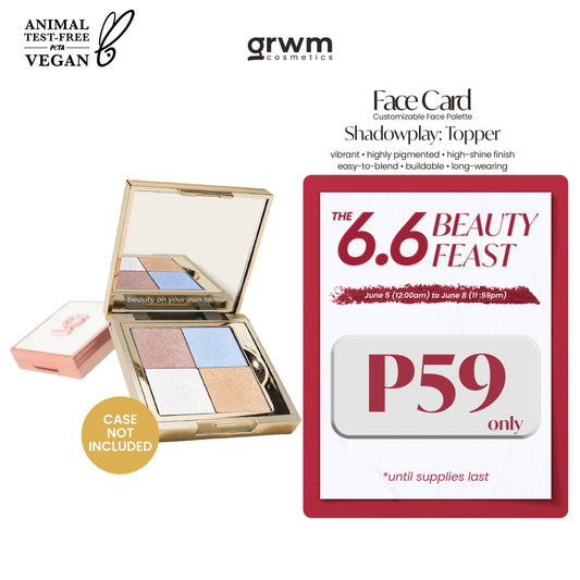GRWM Cosmetics Face Card Shadowplay - Eyeshadow Topper [CASE NOT INCLUDED]