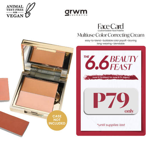 GRWM Cosmetics Face Card Multiuse Color Correcting Cream [CASE NOT INCLUDED]