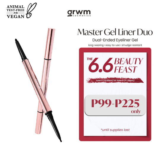 GRWM Cosmetics Master Gel Liner Duo - Dual-Ended Eyeliner Pencil
