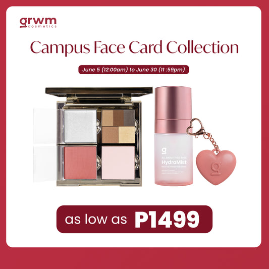 [Bundle] GRWM Cosmetics 6.6 Campus Face Card Collection