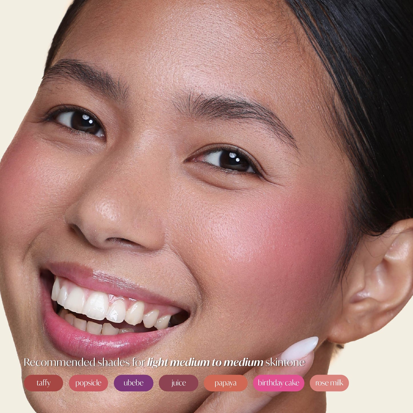 GRWM Cosmetics Face Card Satin Cream Blush [CASE NOT INCLUDED]