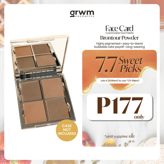 GRWM Cosmetics Face Card Brontour Powder [CASE NOT INCLUDED]