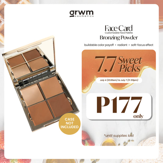 GRWM Cosmetics Face Card Bronzing Powder [CASE NOT INCLUDED]