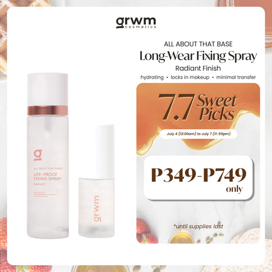 GRWM Cosmetics Long-Wear Fixing Spray - Radiant Finish