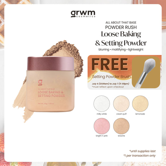 GRWM Cosmetics Powder Rush - Loose Baking and Setting Powder