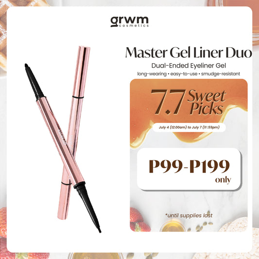 GRWM Cosmetics Master Gel Liner Duo - Dual-Ended Eyeliner Pencil