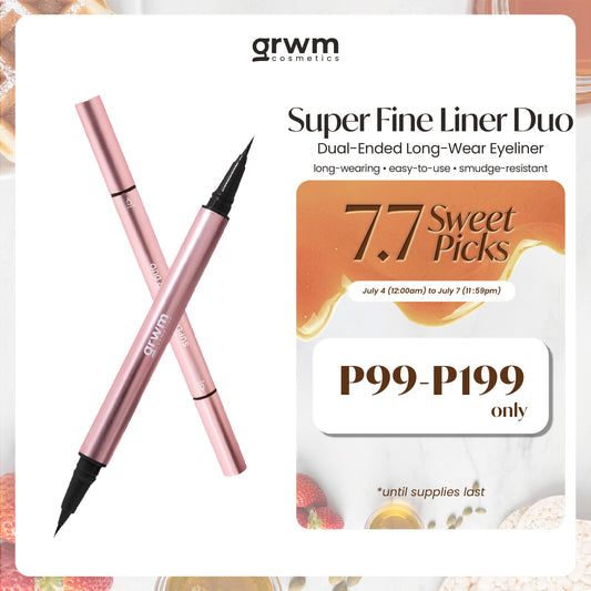 GRWM Cosmetics Super Fine Liner Duo - Dual-Ended Eyeliner