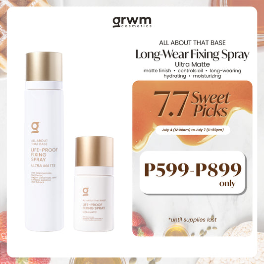 GRWM Cosmetics Long-Wear Ultra Matte Fixing Spray