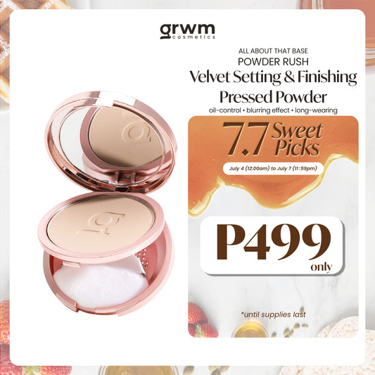 GRWM Cosmetics Powder Rush - Velvet Setting & Finishing Pressed Powder