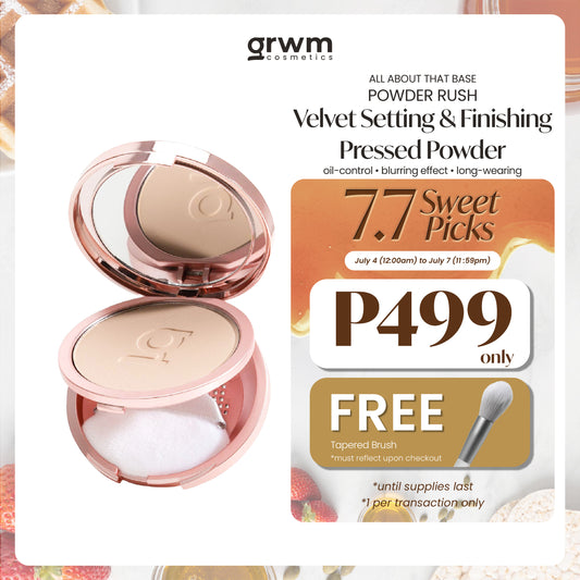 GRWM Cosmetics Powder Rush - Velvet Setting & Finishing Pressed Powder