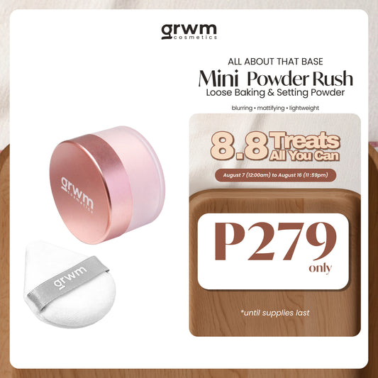 GRWM Cosmetics Powder Rush - MINI Loose Baking and Setting Powder
